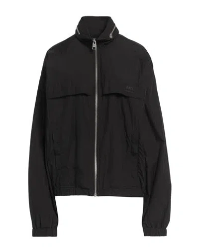 Ami Alexandre Mattiussi Woman Jacket Black Size L Polyamide