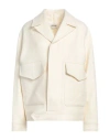 Ami Alexandre Mattiussi Notched-lapel Virgin-wool Jacket In White