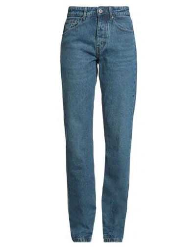 Ami Alexandre Mattiussi Woman Jeans Blue Size 32 Cotton
