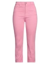 Ami Alexandre Mattiussi Woman Jeans Pink Size 26 Cotton, Elastane In Pink