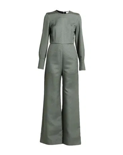 Ami Alexandre Mattiussi Woman Jumpsuit Sage Green Size S Viscose, Wool