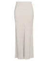 Ami Alexandre Mattiussi Crepe Maxi Skirt In White
