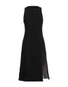Ami Alexandre Mattiussi Woman Midi Dress Black Size 4 Virgin Wool