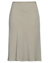 Ami Alexandre Mattiussi Woman Midi Skirt Sage Green Size 10 Acetate, Viscose In Sage Green