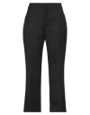 Ami Alexandre Mattiussi Woman Pants Black Size 4 Polyester, Virgin Wool