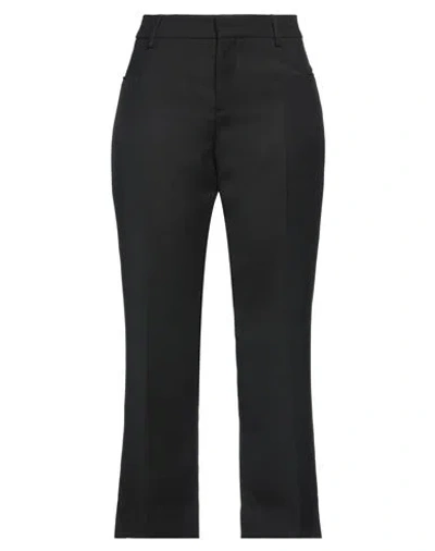 Ami Alexandre Mattiussi Woman Pants Black Size 4 Polyester, Virgin Wool
