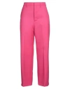 Ami Alexandre Mattiussi Woman Pants Fuchsia Size 4 Virgin Wool In Pink
