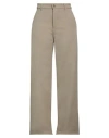Ami Alexandre Mattiussi Woman Pants Khaki Size 10 Polyamide, Wool In Beige