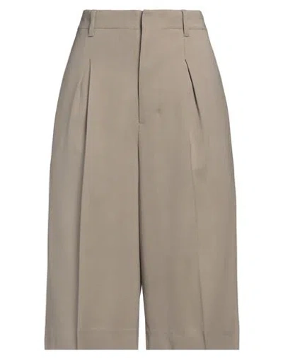 Ami Alexandre Mattiussi Woman Pants Khaki Size 6 Viscose, Virgin Wool In Beige