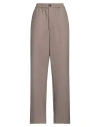 Ami Alexandre Mattiussi Ami High Waisted Straight Leg Pants In Beige