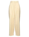 Ami Alexandre Mattiussi Woman Pants Light Yellow Size 2 Virgin Wool