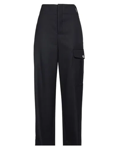Ami Alexandre Mattiussi Woman Pants Midnight Blue Size 4 Virgin Wool