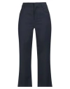 Ami Alexandre Mattiussi Woman Pants Midnight Blue Size 4 Polyester, Virgin Wool In Blue