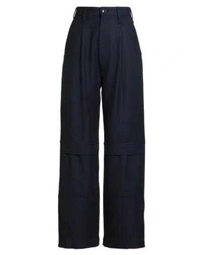 Ami Alexandre Mattiussi Woman Pants Navy Size M Wool