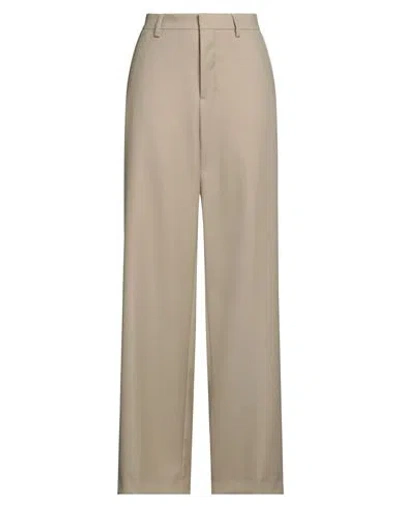 Ami Alexandre Mattiussi Woman Pants Sand Size 6 Virgin Wool In Brown