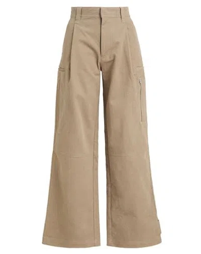 Ami Alexandre Mattiussi Woman Pants Taupe Size Xs Cotton