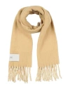 Ami Alexandre Mattiussi Woman Scarf Beige Size - Alpaca Wool, Wool, Polyamide In Brown