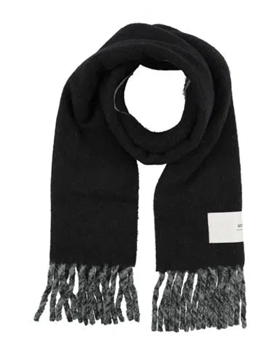 Ami Alexandre Mattiussi Woman Scarf Black Size - Alpaca Wool, Wool, Polyamide