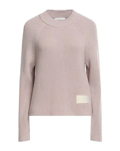 Ami Alexandre Mattiussi Woman Sweater Blush Size Xs Cotton, Wool In Pink