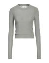 Ami Alexandre Mattiussi Woman Sweater Light Green Size L Viscose, Polyamide