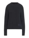 Ami Alexandre Mattiussi Woman Sweater Midnight Blue Size S Cotton, Wool