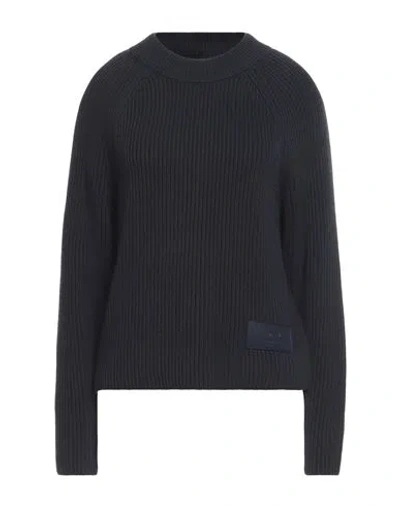 Ami Alexandre Mattiussi Woman Sweater Midnight Blue Size S Cotton, Wool