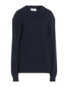 Ami Alexandre Mattiussi Woman Sweater Midnight Blue Size Xxs Cashmere, Wool In Blue