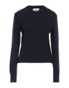Ami Alexandre Mattiussi Woman Sweater Midnight Blue Size Xxs Cashmere, Wool In Blue