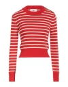 Ami Alexandre Mattiussi Woman Sweater Red Size M Merino Wool