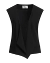 Ami Alexandre Mattiussi Ami Paris Women Wool Sleeveless Jacket In Black