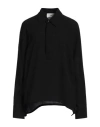 Ami Alexandre Mattiussi Woman Top Black Size M Virgin Wool, Viscose In Black
