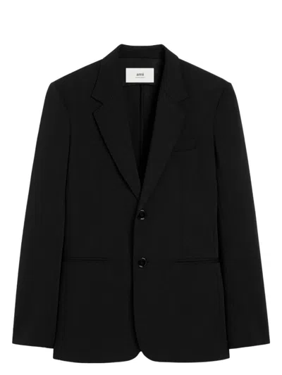 AMI ALEXANDRE MATTIUSSI WOMEN'S AMERICANA BLAZER NEGRA