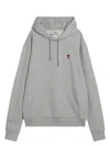 Ami Alexandre Mattiussi Ami Paris Ami De Coeur Grey Hoodie