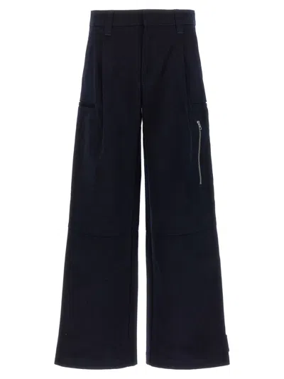 Ami Alexandre Mattiussi Blue Loose Cargos Pants