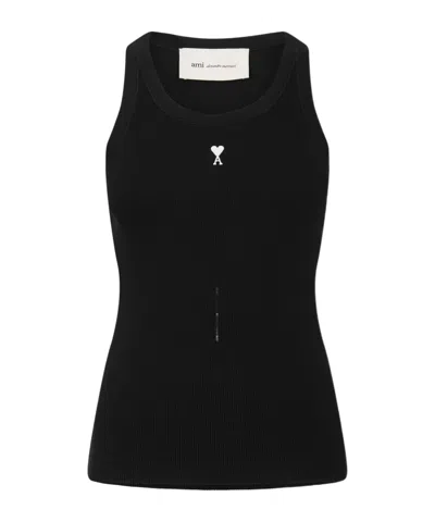 Ami Alexandre Mattiussi Women's De Caur Tank Vest In Black