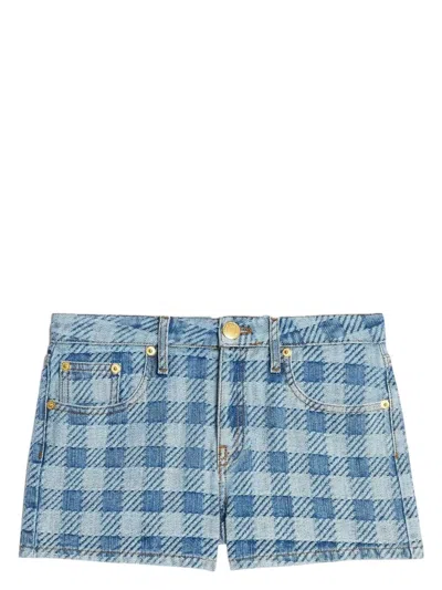 AMI ALEXANDRE MATTIUSSI WOMEN'S DENIM SHORTS