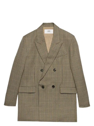 AMI ALEXANDRE MATTIUSSI WOMEN'S DOUBLEBREASTED OVERSIZED JACKET | SIZE FR 36 | FBV311 COLOR WV0032270