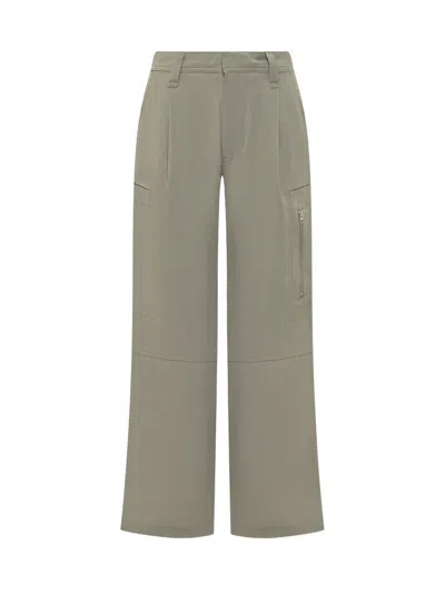 Ami Alexandre Mattiussi Green Relaxed Cargos Pants In Gray