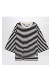 Ami Alexandre Mattiussi Ami Paris Striped T-shirt In Blue