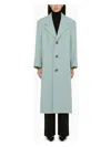 Ami Alexandre Mattiussi Ami Paris Aquamarine Single-breasted Coat