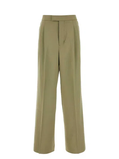 AMI ALEXANDRE MATTIUSSI WOMEN'S SAGE VISCOSE BLEND PANT