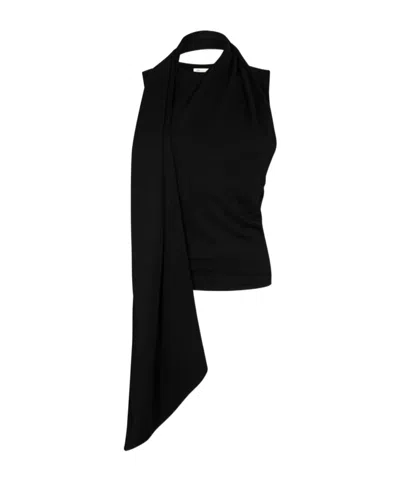 Ami Alexandre Mattiussi Women's Short Sleeve Blouse In Black