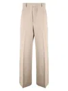 Ami Alexandre Mattiussi High-waisted Flared Wool Trousers