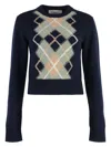 Ami Alexandre Mattiussi Ami Paris Wool And Cashmere Sweater In Blue
