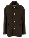 Ami Alexandre Mattiussi Ami Paris Brown Wool Jacket