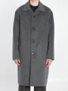 Ami Alexandre Mattiussi Wool And Cashmere Coat In Gray