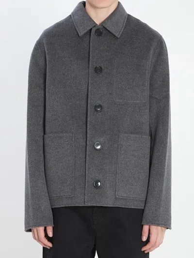 AMI ALEXANDRE MATTIUSSI WOOL AND CASHMERE JACKET