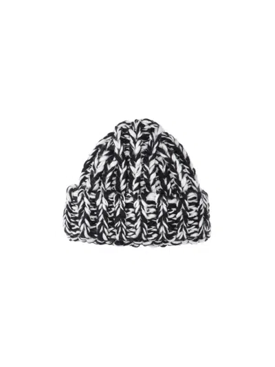 Ami Alexandre Mattiussi Wool Beanie In Black