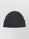 Ami Alexandre Mattiussi Ami Paris Ami Paris De Coeur Wool Beanie