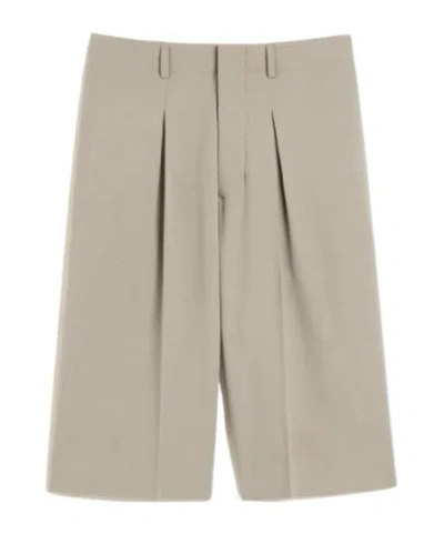 Ami Alexandre Mattiussi Below-knee Tailored Shorts In Nude